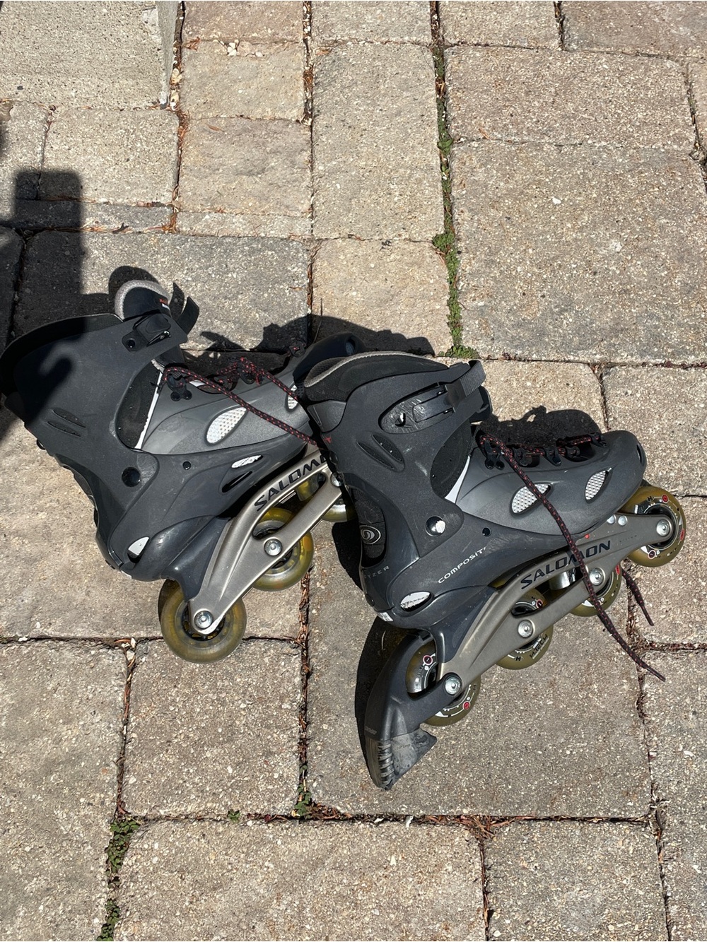 Salomon Gray and Black Inline Skates